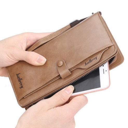 Multifunction Executive Wallet & Phone Bag – RFID Secure